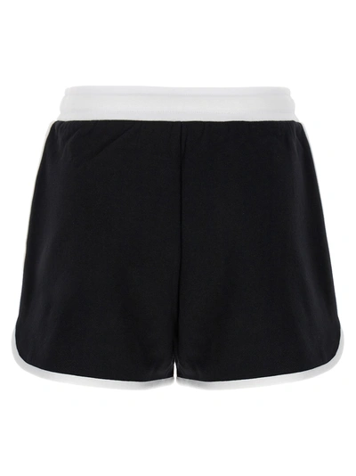 Shop Dolce & Gabbana Logo Shorts Bermuda, Short White/black