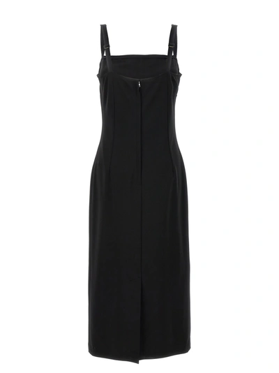 Shop Dolce & Gabbana Milan Stitch Dress Dresses Black