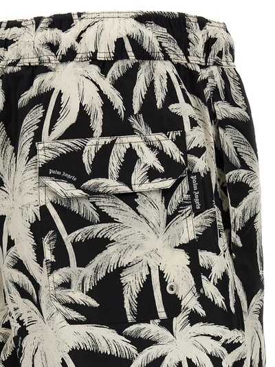 Shop Palm Angels Palms Beachwear White/black