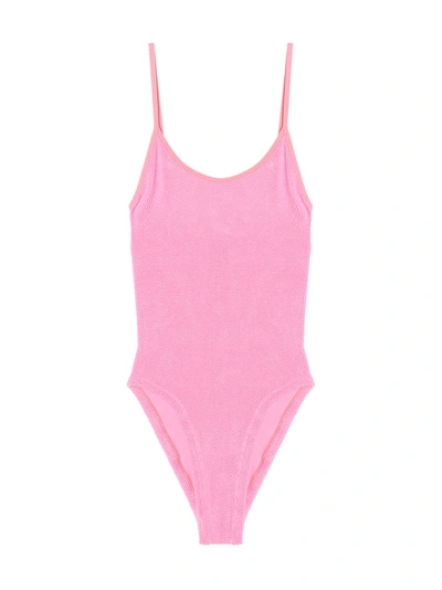 Shop Hunza G Pamela Beachwear Pink