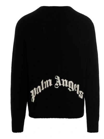 Shop Palm Angels Rec Logo Sweater, Cardigans Black