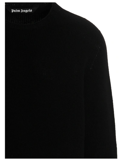 Shop Palm Angels Rec Logo Sweater, Cardigans Black