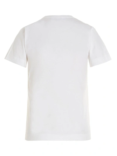 Shop Comme Des Garçons Play Red Heart T-shirt White