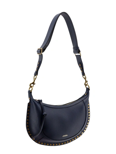 Shop Isabel Marant Leather Shoulder Bag With Metal Details