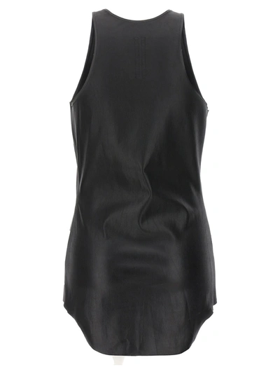 Shop Rick Owens Stretch Leather Top Tops Black