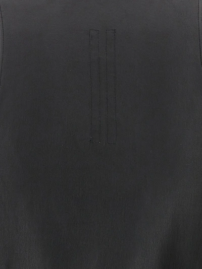 Shop Rick Owens Stretch Leather Top Tops Black