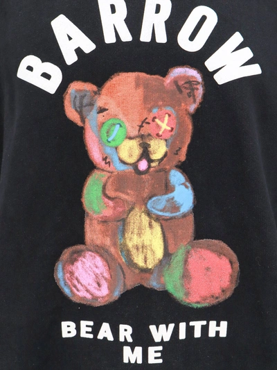 Shop Barrow Cotton Sweatshirt With Iconic Frontal Print