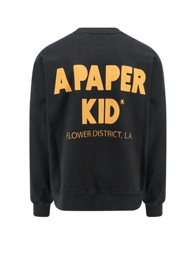 Shop A Paper Kid Cotton Sweatshirt With Frontal Logo