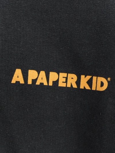 Shop A Paper Kid Cotton Sweatshirt With Frontal Logo