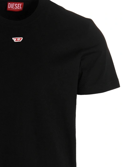 Shop Diesel T-diegor T-shirt Black