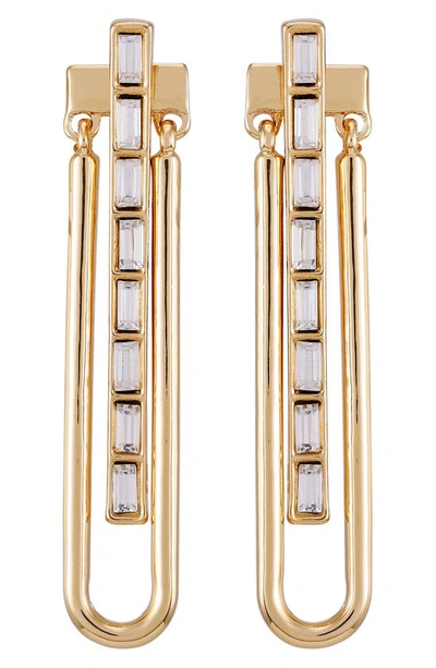 Shop Vince Camuto Front/back Earrings In Gold