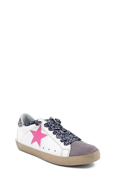 Shop Shushop Kids' Paris Colorblock Sneaker In Light Grey