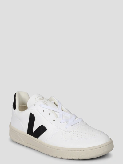 Shop Veja V-10 Cwl Sneakers