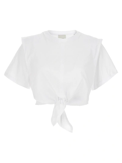 Shop Isabel Marant Zeli Midi T-shirt White