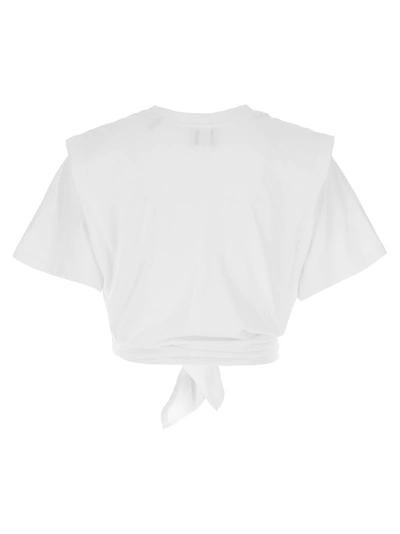 Shop Isabel Marant Zeli Midi T-shirt White
