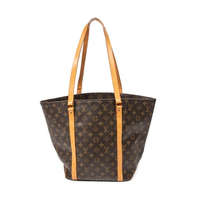 Pre-owned Louis Vuitton Sac Shopping Pm In Brown