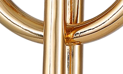 Shop Vince Camuto Geometric Drop Earrings In Gold Tone