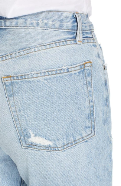 Shop Frame Le Original Ripped High Waist Crop Jeans In Clash