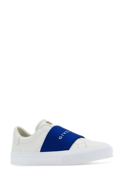 Shop Givenchy Sneakers In Whiteblue