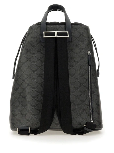 Shop Mcm Medium Backpack "lauretos" In Grey