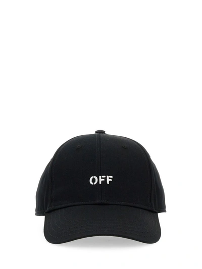 Shop Off-white Baseball Cap In Black