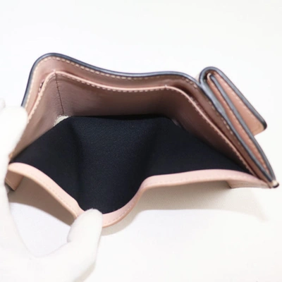 Shop Fendi Pink Leather Wallet  ()