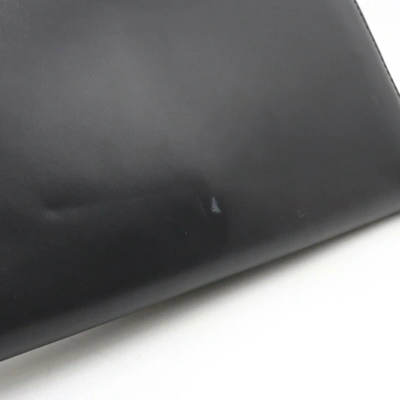 Pre-owned Louis Vuitton Aegean Black Leather Clutch Bag ()