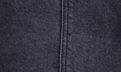 Shop Bella Dahl Button Front Denim Miniskirt In Silver Steel Wash