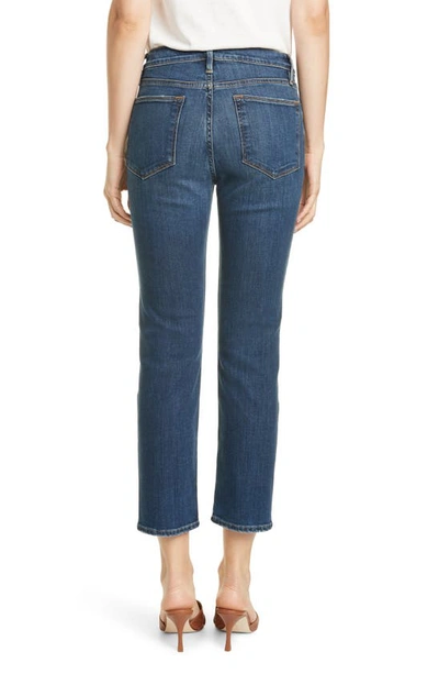 Frame Le Sylvie Slender Straight-leg Jeans In Dublin