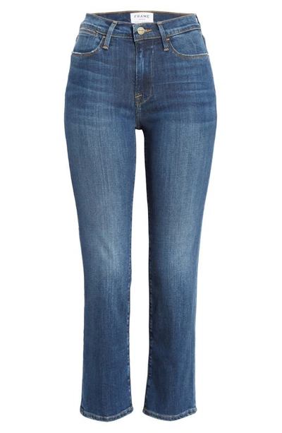 Shop Frame Le High Straight Leg Jeans In Dublin