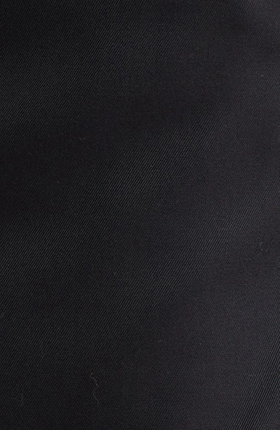 Dolce & Gabbana Virgin Wool Stretch Gabardine Skirt In Nero