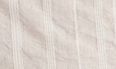 Shop Bella Dahl Tie Neck Sleeveless Top In White Sand Stripe