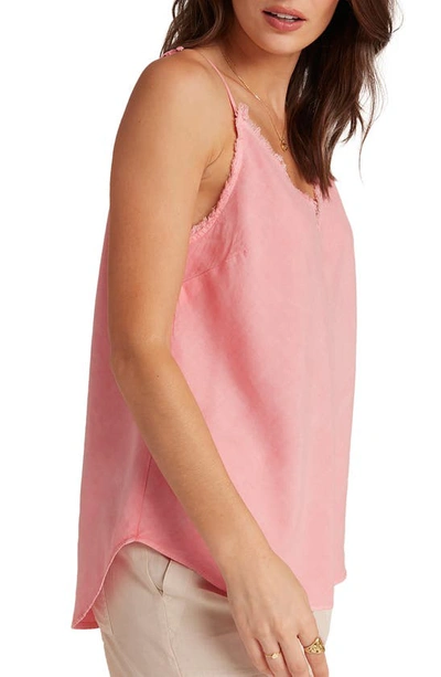 Bella Dahl Frayed Edge Camisole In Blossom Pink