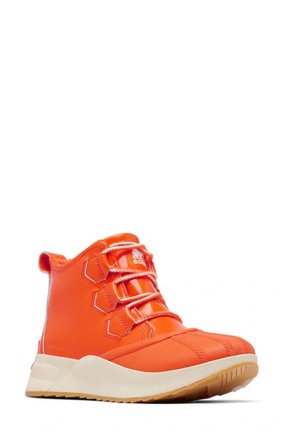 Shop Sorel Out N About Iii Waterproof Boot In Optimized Orange/ Honey White