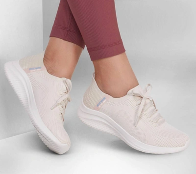 Shop Skechers Slip-ons Ultra Flex 3.0 Brilliant In White