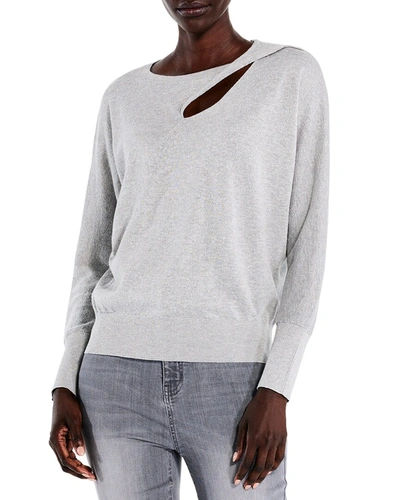 Shop Nic + Zoe Soft Sleeve Twist Sweater T-shirt In Multi