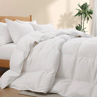 Shop Puredown 75% White Duck Down Winter Comforter (600fp) Baffled Box