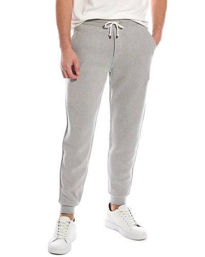 Shop Brunello Cucinelli Wool & Cashmere-blend Gym Pant In Grey
