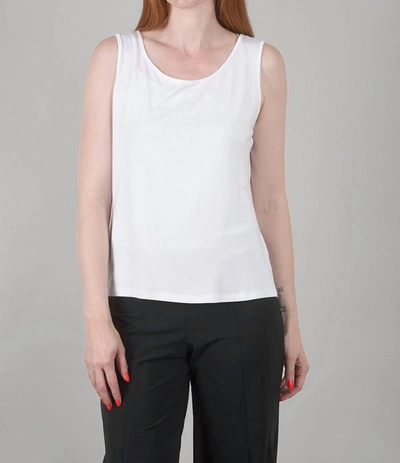 Shop Chalet Et Ceci Smooth Jersey Basic Tank In White