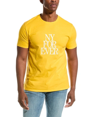 Shop Alex Mill Ny Forever T-shirt In Yellow