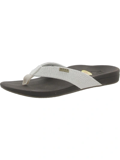 Shop Reef Ortho Spring Womens Arch Support Thong Flip-flops In Multi