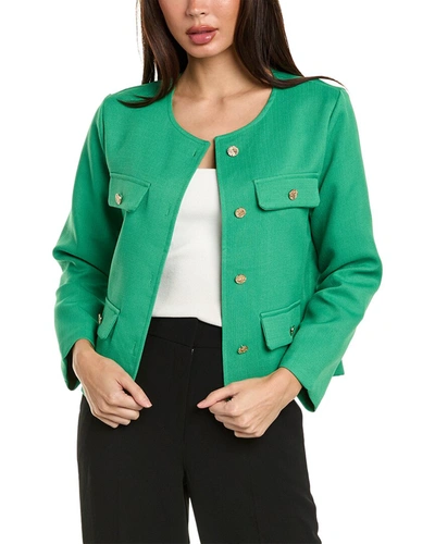 Shop To My Lovers Pocket Jacket In Green