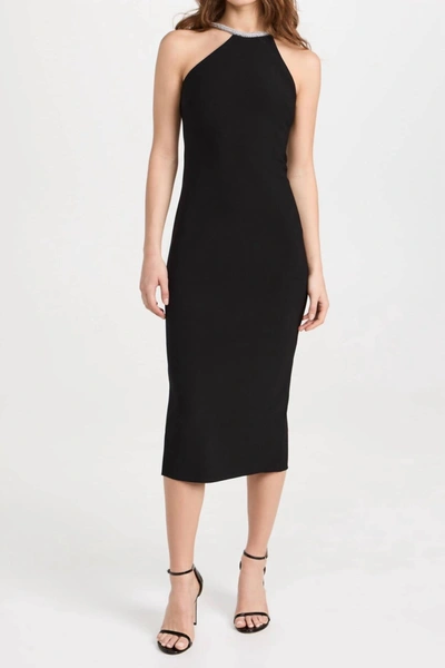 Shop Amanda Uprichard Laren Dress In Black
