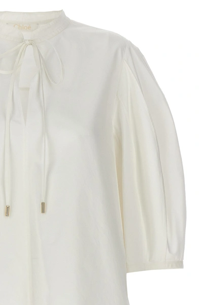 Shop Chloé Women Shirt 3/4 Sleeves In White