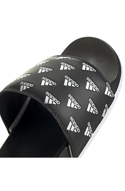 Shop Adidas Originals Adilette Comfort Sport Slide In Core Black/ Ftwr White