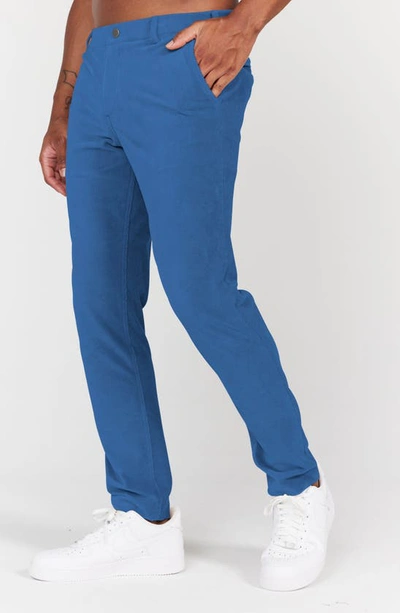 Shop Redvanly Collins Corduory Golf Pants In Bashful Blue