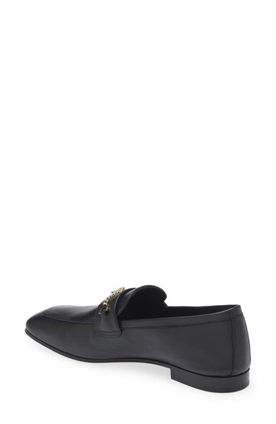 Shop Christian Louboutin Moc Toe Loafer In Bk01 Black