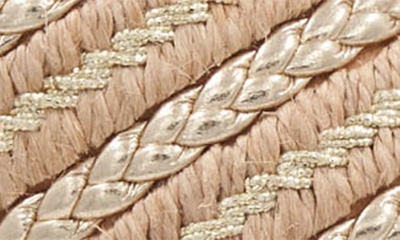 Shop Andre Assous Nolita Espadrille Wedge Sandal In Natural/ Platino Stripe