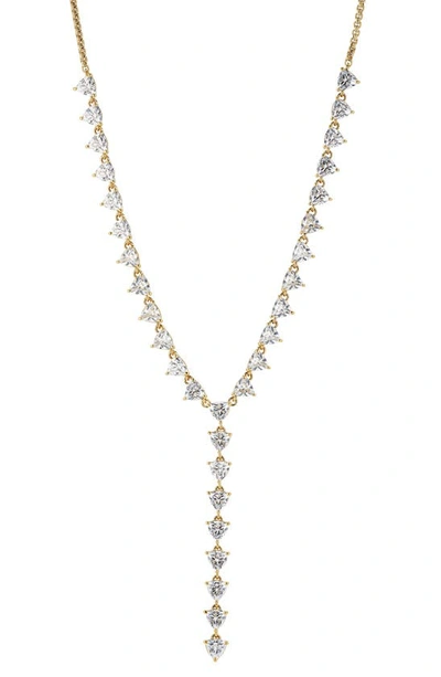 Shop Nadri Gwen Y-necklace In Gold