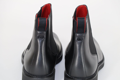 Pre-owned Hugo Boss Chelsea Boots, Mod. Luxityl_cheb_lt, Gr. 44 / Uk 10 / Us 11, Black In Schwarz